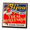 Vintage Burlesque Matchbook Cover Coaster Set