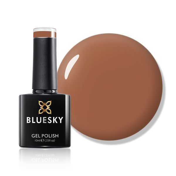 Bluesky Gel Nail Polish, Caramel A079, Light Brown, Long Lasting, Chip Resistant, 10 ml (Requires Drying Under UV LED Lamp)