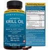 Viva Naturals Antarctic Krill Oil Omega 3 Supplements 1250 mg - DHA EPA Omega-3 & Astaxanthin Concentration for Joint Health, No Fish Burp - 60 Omega 3 Krill Oil Capsules
