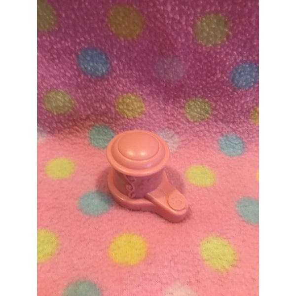 Littlest Pet Shop LPS Replace PINK TRASH CAN Opens! Accessory Hasbro