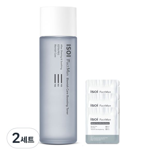 Isoi Factman Blemish Care Boosting Toner 150ml + Factman All-in-One Serum Trial 3p