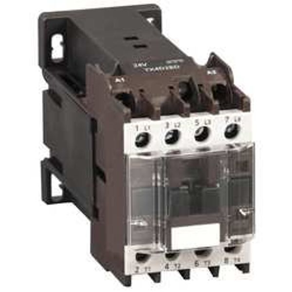 Dayton 6ECE6 Contactor , IEC, 25A, 4P, 24VDC, 2NO/2NC