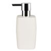 Spirella Retro Stoneware Soap Dispenser, White