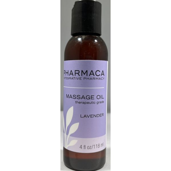 (2 PACK) Pharmaca Massage Oil - Lavender, 4 oz. - Therapeutic Grade