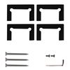CRL V1E044BR Polished Brass Vienna 044 Series Wall Mount Offset Back Plate Hinge