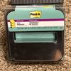 Post-it (STL-330-B) 3" x 3" Black & Silver Sticky Dispenser