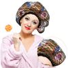 8 Pieces Triangle Net Hair Net Sleeping Crochet Hair Net Women Sleep Net Black Mesh Hair Net for Rollers