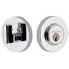 Viaggio CLOCLO_SC_238 Circolo Solid Brass Round Rosette Single Cylinder Deadbolt - Bright Chrome