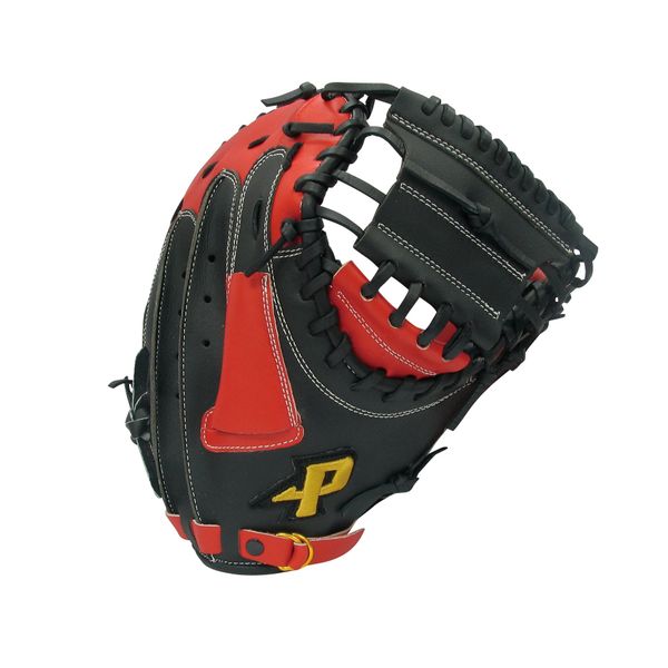 Pro Mark PCMS-4823 General Purpose Softball Catcher Mitt LH (Right Throw) Red Orange x Black