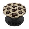 Chocolate Lab Chocolate Labrador Retriever Dog Pattern PopSockets Adhesive PopGrip