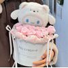 Cinnamon Roll Soap Rose Bucket