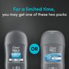 Dove Men+Care Antiperspirant Deodorant Stick Clean Comfort 72-Hour Sweat & Odor Protection Antiperspirant for Men With 1/4 Moisturizing Cream 0.5 oz