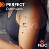 Fixic Freestyle Adhesive Patch 25 PCS – Good for Libre 1, 2, 3–Enlite–Guardian..