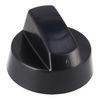 sparefixd for Logik Cooker Oven Black Control Knob Knobs x 4