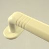 24'' Cream Straight Textured Ashby Grab Rail Bar