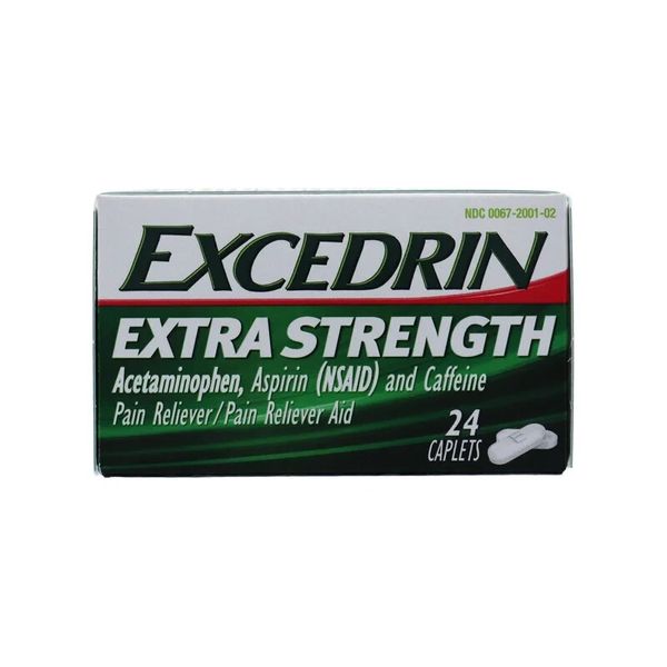 Excedrin Extra Strength Aspirin Pain Reliever - 24 Capsules