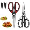 SZHLUX 2-Pack Kitchen Scissors Heavy Duty, Premium Sharp Shears for... 