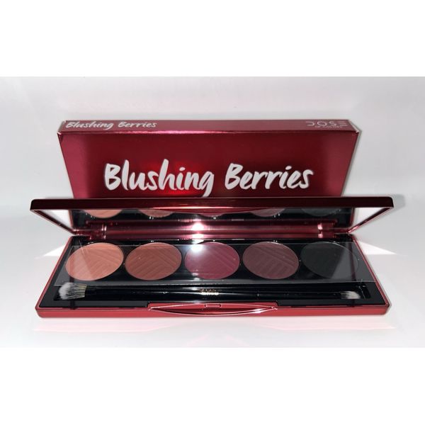 DOSE OF COLOR~5 Eyeshadow Palette *Blushing Berries* 1.7 G~NIB!