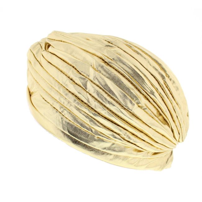 Excellent Variety of Quality Turbans Headbands - Ideal for Chemo, Hair Loss, Accesories (Gold)