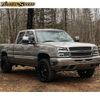 Fit For 2003-2006 Chevy Silverado LED DRL Clear Headlights+Bum