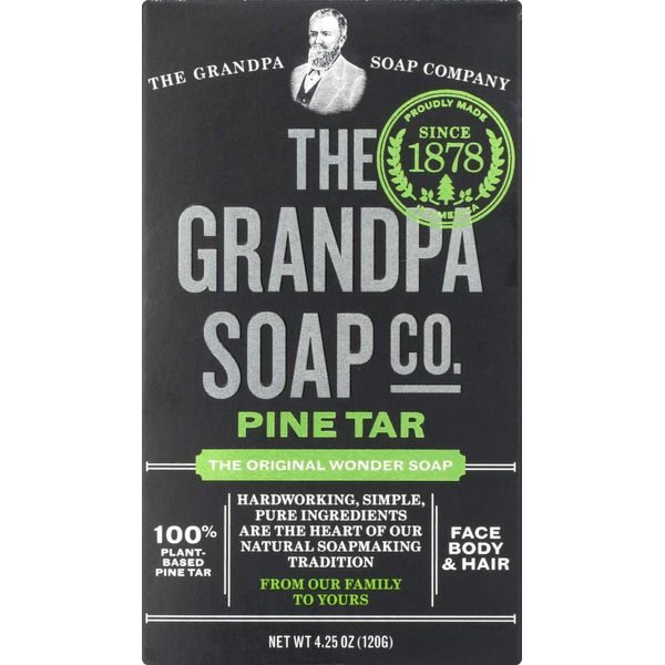 Grandpa Soap Pine Tar 4.25 oz by Grandpas Soap