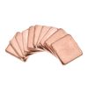 sourcing map Flat IC Chipset Thermal Copper Heatsink for CPU GPU 15 x 15 x 2mm 10pcs