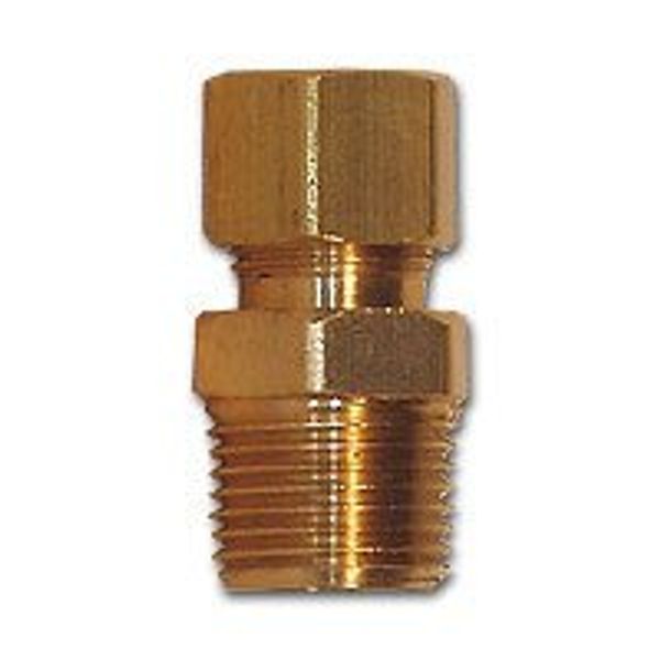 Brass Fitting 3/16 compression x 1/8 Male Bryke Racing