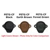 Hammy3DPrints Killflash Hex Anti-Reflection Device Compatible with Holosun 407C / 507C Red Dots (Earth Brown, Full Hex)