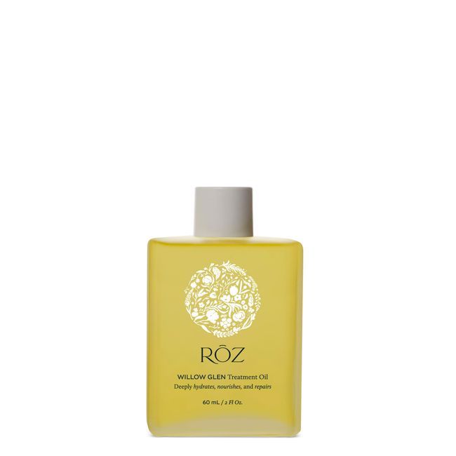 RŌZ Willow Glen Treatment Oil - Multi-Purpose, Organic Vegan Nourishing Oil for Hair, Scalp & Body, Vegan, Cruelty Free, 2 Fl. Oz. / 60 Ml