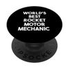 World's Best Rocket Motor Mechanic PopSockets Swappable PopGrip