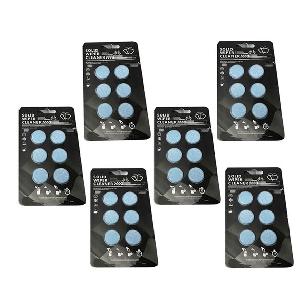 LLTWIFT Windshield Washer Tablets, Fast Dissolving, Solid Windshield Washer Fluid for Cleaning Automobile Windows and Mirrors (6)