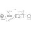 LOBTEX DSU17S Universal Socket "Strok" 0.7 inch (17 mm), Hex