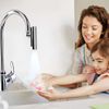 Waterfall Swivelling Kitchen Sink Faucet 360° Universal Multifunctional 4 Modes