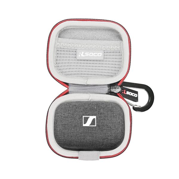 RLSOCO Case for Sennheiser MOMENTUM True Wireless 4/True Wireless 3 Smart Earbuds (black)