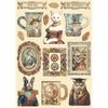 Stamperia Coloured Wooden Shape A5, Assorted, 14.8 x 21 x 0.8 cm