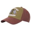 King Kerosin Men's Baseball Cap Biker Vintage Loud and Fast, brown