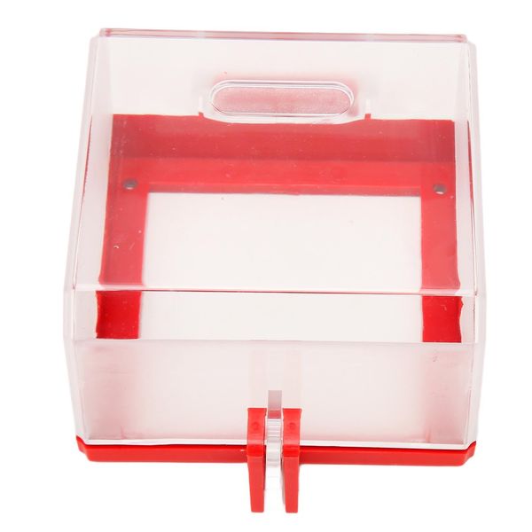 Emergency Stop Switch Cover, Easy Installation Safe PC Push Button Switch Protector Prevent Misoperation Transparent for Electrical Equipments