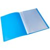 Exacompta - Ref 8512E - Soft PP Display Book - Suitable for A4 Documents, Made from Polypropylene, Lightweight, 10 Pockets, 20 Viewing Pages - Blue Cover