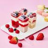 50 Pack 3 oz Square Mini Dessert Cups with Lids and Spoons Square Tall Clear ...