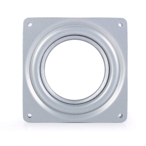 GOTOTOP 4 Square Lazy Susan Rotating Platform Metal Lazy Susan Bearing Turntable TV Rack Desk Tool for Turntable Tabletop Serving