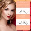 LASHIDOL Partial False Eyelashes, Eyelashes, Natural, Popular, DIY False Eyelashes, Easy, 0.4 - 0.5 inches (9 - 12 mm) Orchid, A-Shaped False Eyelashes Set, Black