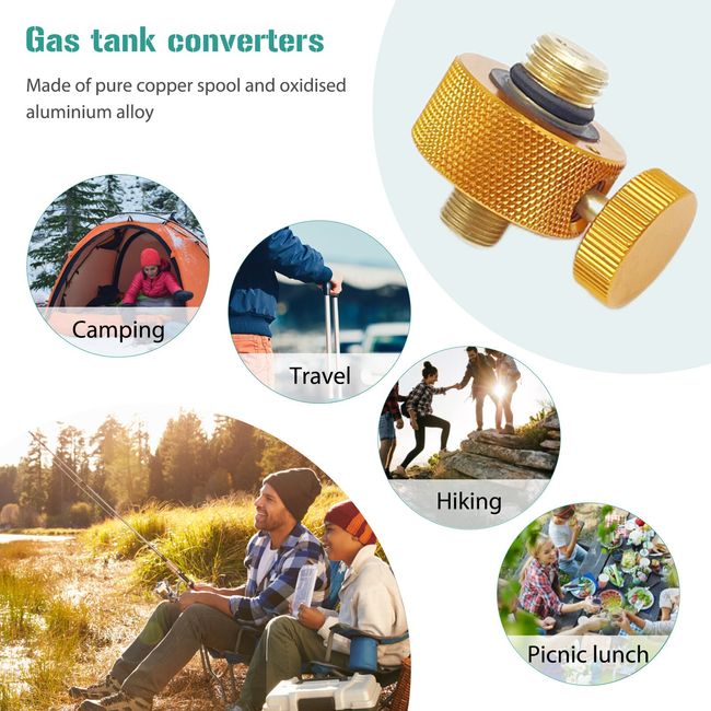 Outdoor Gas Tank Conversion Head Multi-purpose Stove Adapter Gas Cylinder  Refill LPG Cylinder Gas Adapter