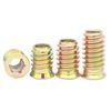 Qrity 20PCS Threaded Inserts Nuts, Hex Drive Head Nuts, Threaded Inserts for Wood, Hex Socket Drive, Zinc Plated Carbon Steel, M5x8mm Insert Nut