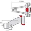 Rixen & Kaul Headtube Adapter - Black