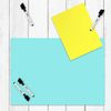 Pack of 12 A4 Assorted Coloured Whiteboards