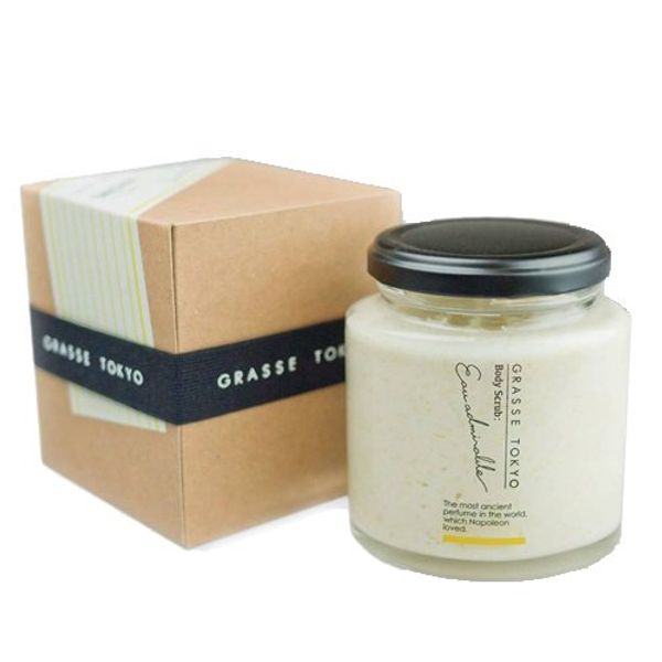 GRASSE TOKYO Body Scrub, 7.1 oz (200 g), Eau admirable Adult Mirable Body Scrub