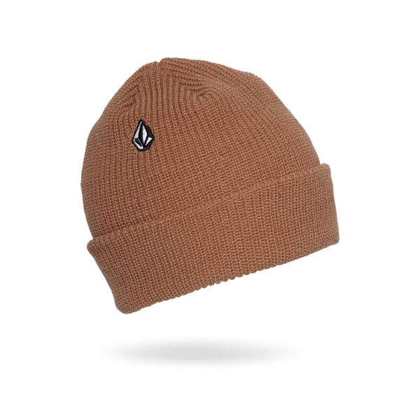 Volcom Beanie Brand Model Full Stone Beanie Brown