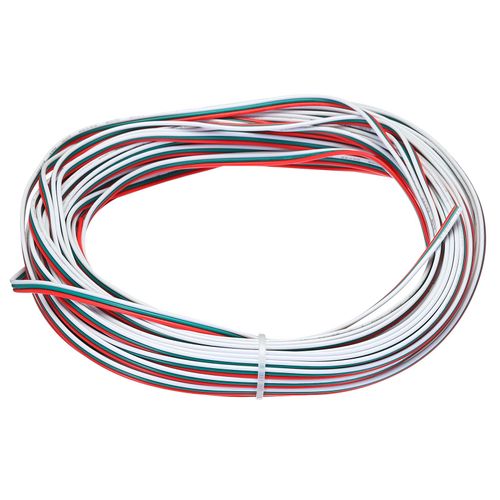MECCANIXITY 26 Gauge 3 Conductor Electrical Wire Tinned Copper Cable 49FT Flexible Stranded Hook-up Wire for LED Strips Lamps Residential Wiring Car Circuit