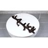 Rustic Cast Iron 2 Lovebirds On Tree Branch Multi Points Wall Hooks 12.5" Long