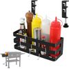 Griddle Caddy for Blackstone 28"/36"Prep Cart, Grill Accessorie BBQ Storage Box 